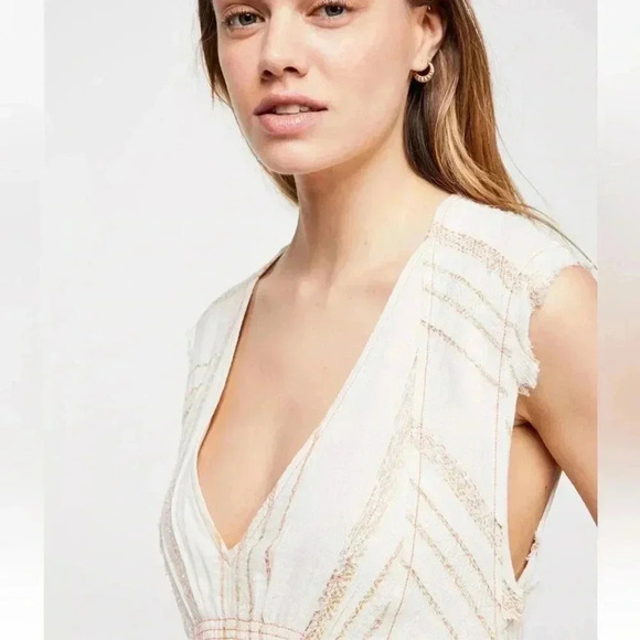 Free People Cactus Flower Mini Dress size S - Picture 3 of 9